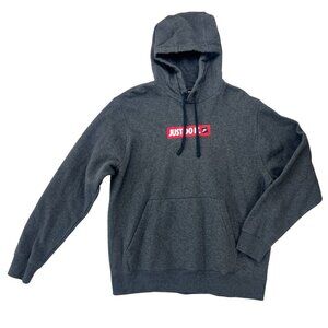 Nike Just Do It Gray Men's Hoodie Size L